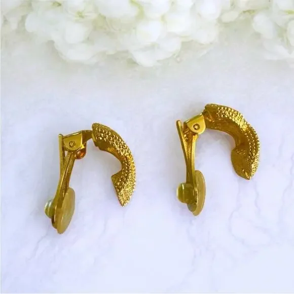 Christian Dior Earrings Clip On Vintage - Picture 4 of 5